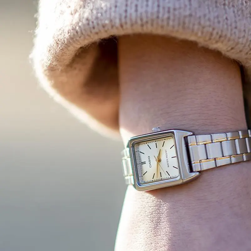 Casio Enticer Two-tone Fashion Ladies Watch- LTP-V007SG-9B